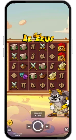 Stel je inzet in voor Le Zeus