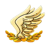 Vleugels symbool in Le Zeus