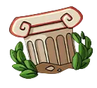 Zuil symbool Le Zeus